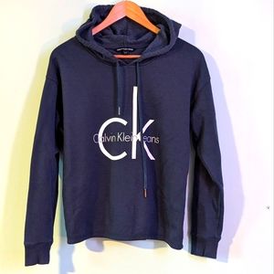 Calvin Klein navy blue hoodie